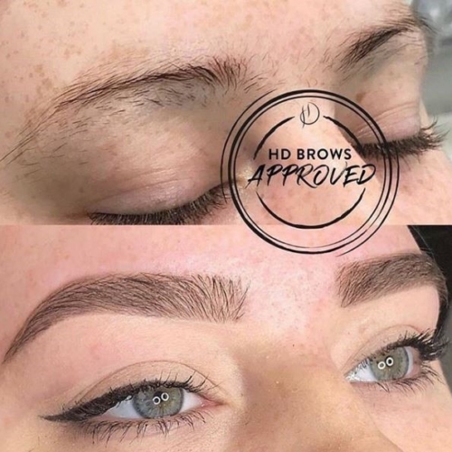 Before and After HD Brows